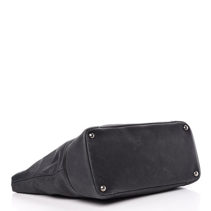 Chanel Washed Calfskin Tote Black 4 of 21