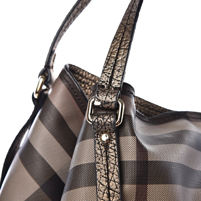 Burberry Smoked Check Small Canterbury Tote Anthracite 12 of 17