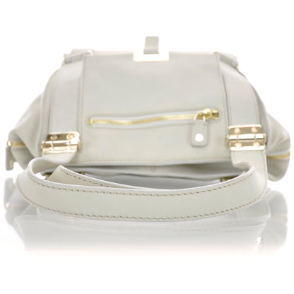Jimmy Choo Cashmere Calfskin Medium Parker Tote White 5 of 9