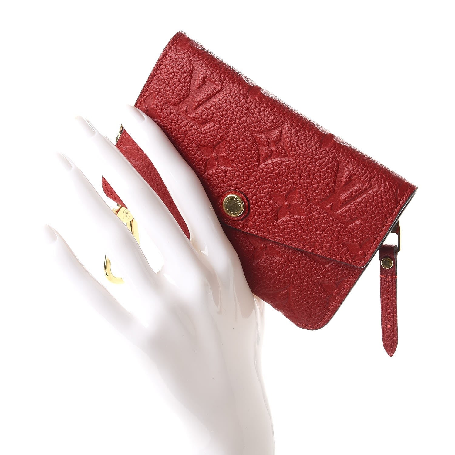 Louis Vuitton Empreinte Key Pouch Cherry 2 of 8