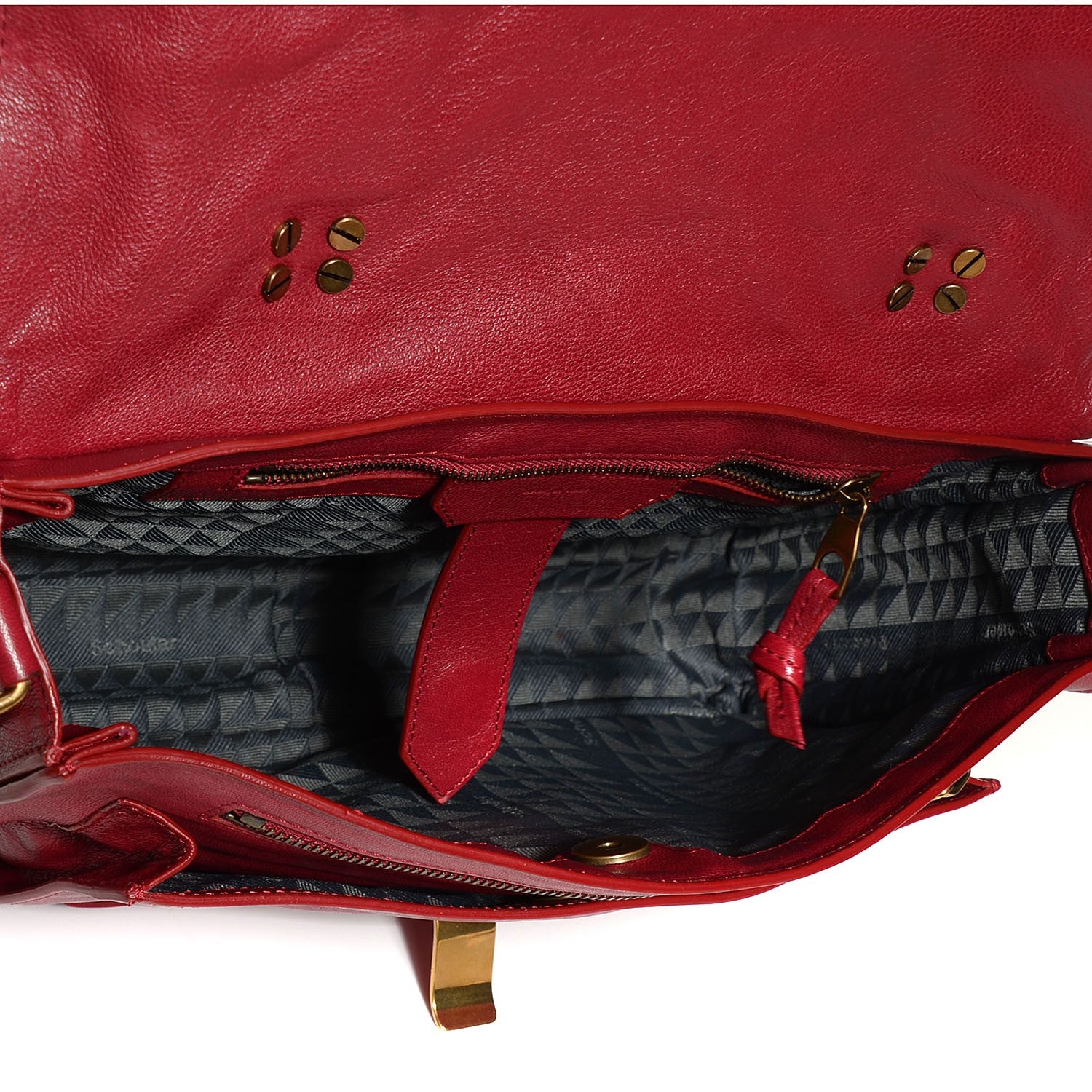 Proenza Schouler Lambskin Medium PS1 Satchel Chianti 5 of 13