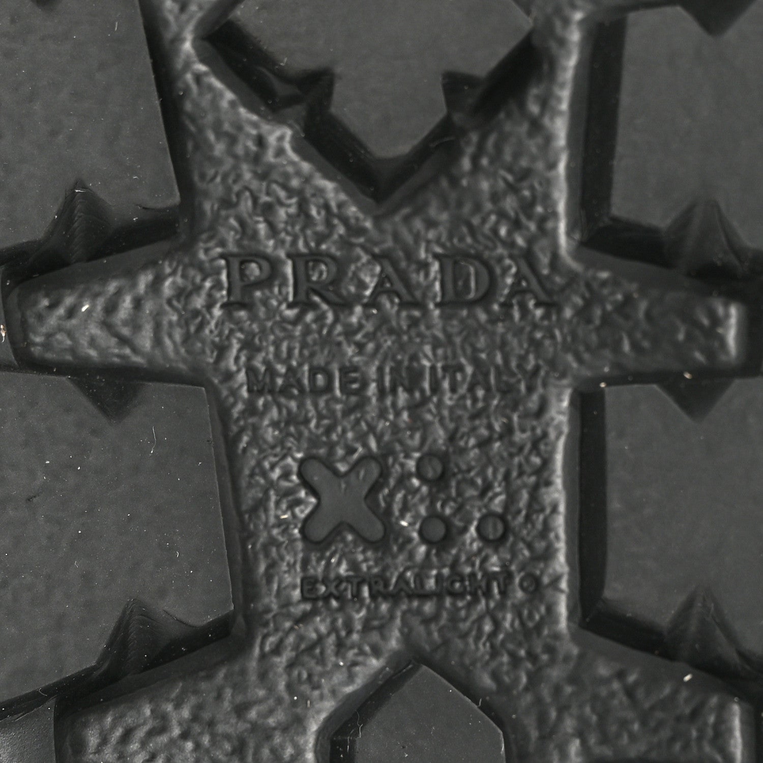 Prada Rubber Triangle Logo Slide Sandals 37 Black 6 of 12