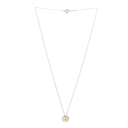 Tiffany 18K Yellow Gold Diamond Paloma Picasso Flower Heart Pendant Necklace 4 of 7