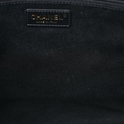 Chanel Mixed Fibers Calfskin Small Deauville Tote Black 13 of 13
