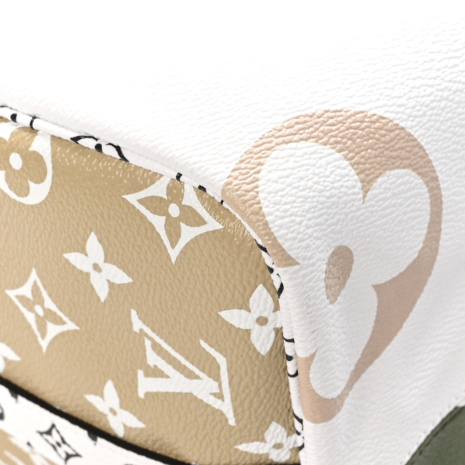 Louis Vuitton Monogram Giant Speedy Bandouliere 30 Kaki Beige 8 of 11