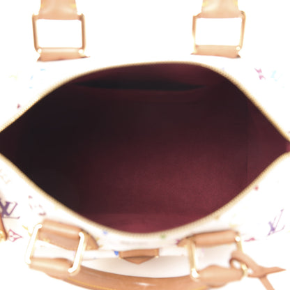 Louis Vuitton Monogram Multicolor Speedy 30 White 5 of 12
