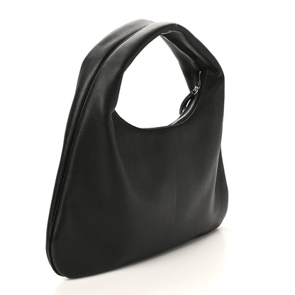 The Row Grained Calfskin Small Everyday Shoulder Bag Black 3 of 9