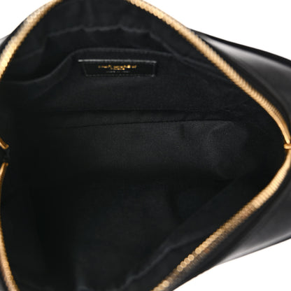 Saint Laurent Grained Lambskin Monogram Lou Camera Bag Black 5 of 14