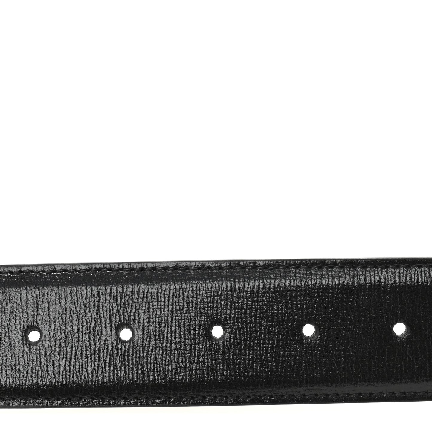 Azalea Calfskin Enamel Monochrome Double G 40mm Belt 90 36 Black
