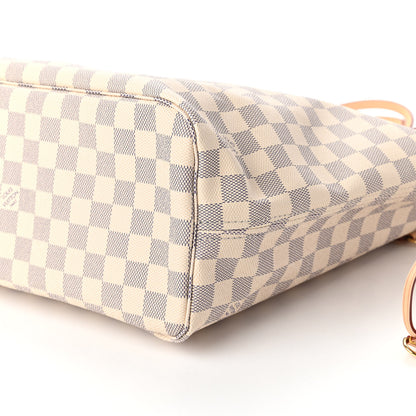 Louis Vuitton Damier Azur Neo Neverfull MM Rose Ballerine 7 of 10