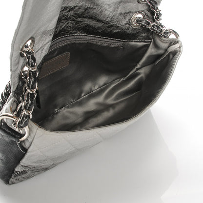 Chanel Vinyl Quilted Small Melrose Degrade Flap Black 5 of 9