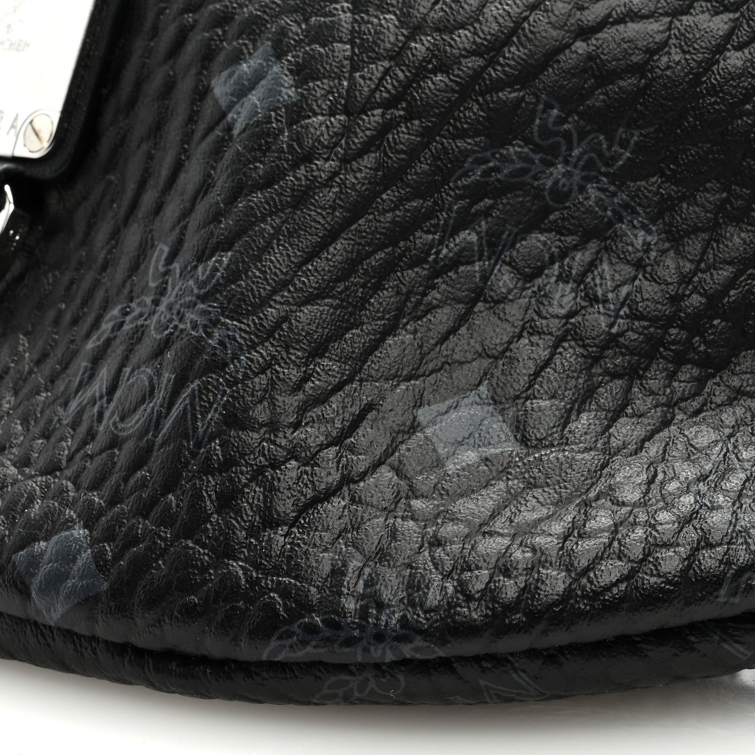 MCM Visetos Small Stark Belt Bag Black 8 of 8