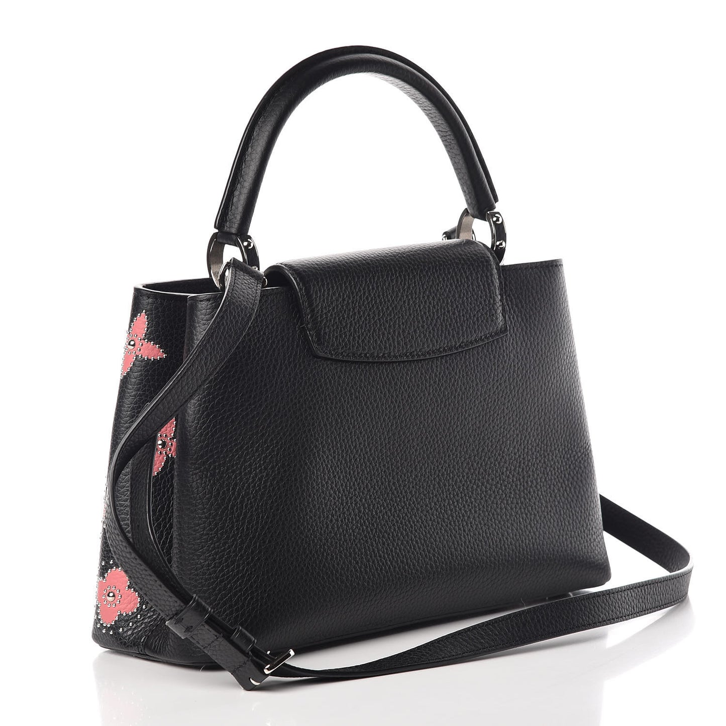 Taurillon Flowers Capucines PM Black