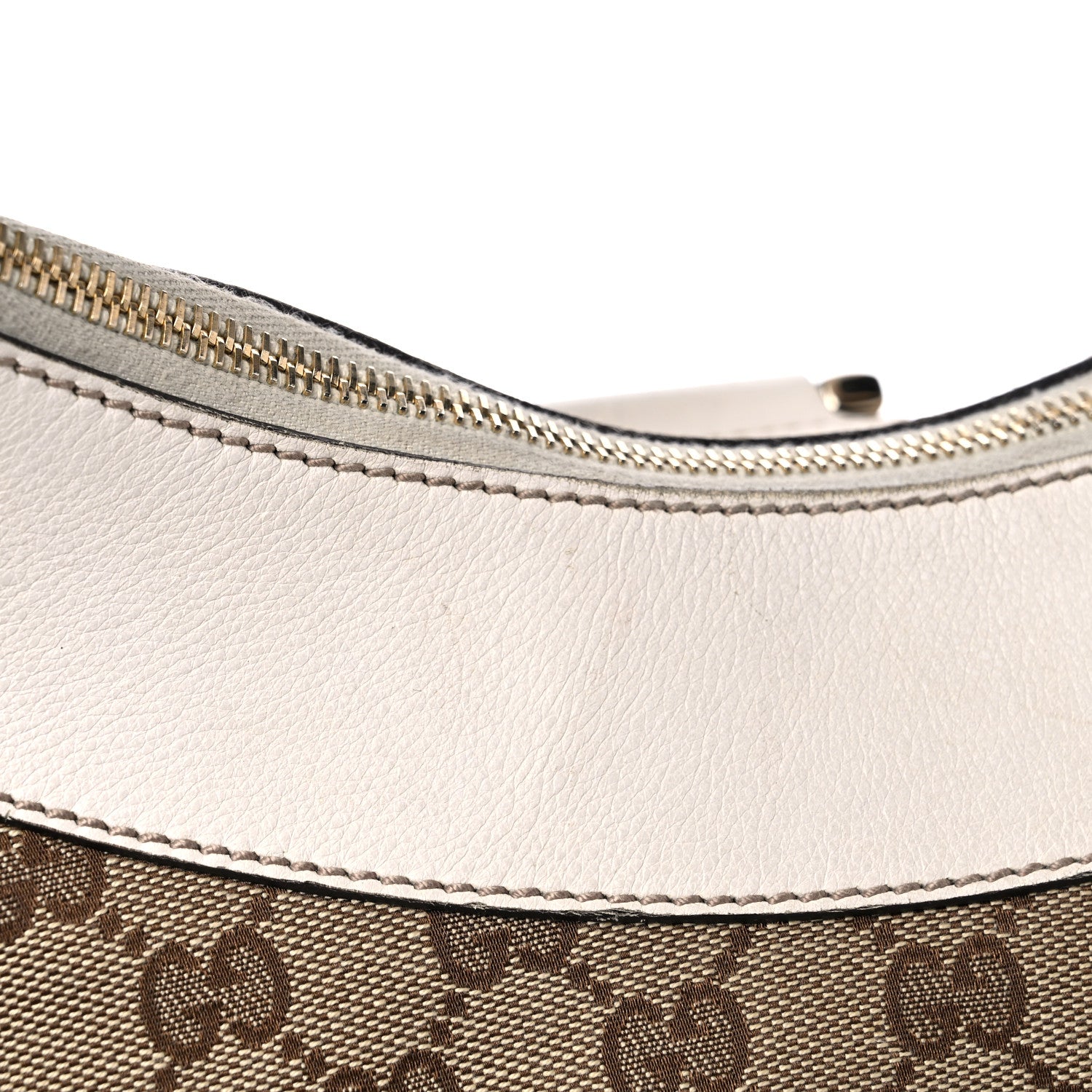 Gucci Monogram Large D Gold Hobo Off White 15 of 21