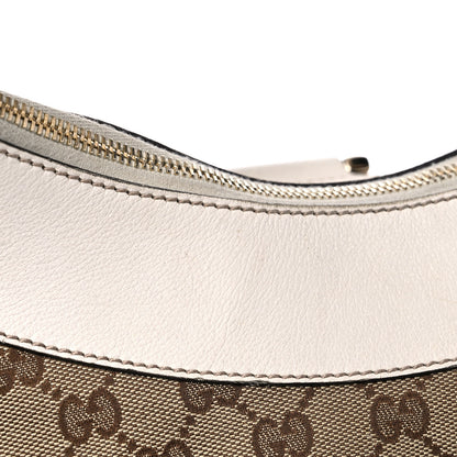 Gucci Monogram Large D Gold Hobo Off White 15 of 21