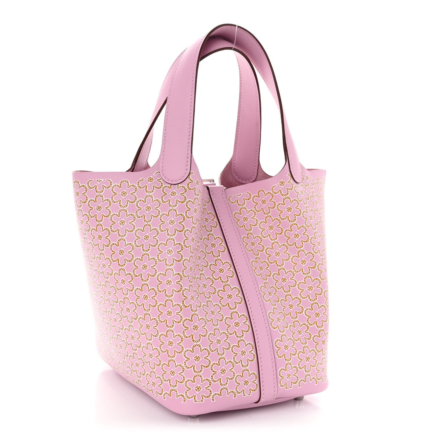 Hermes Swift Lucky Daisy Picotin Lock 18 PM Mauve Sylvestre 3 of 11