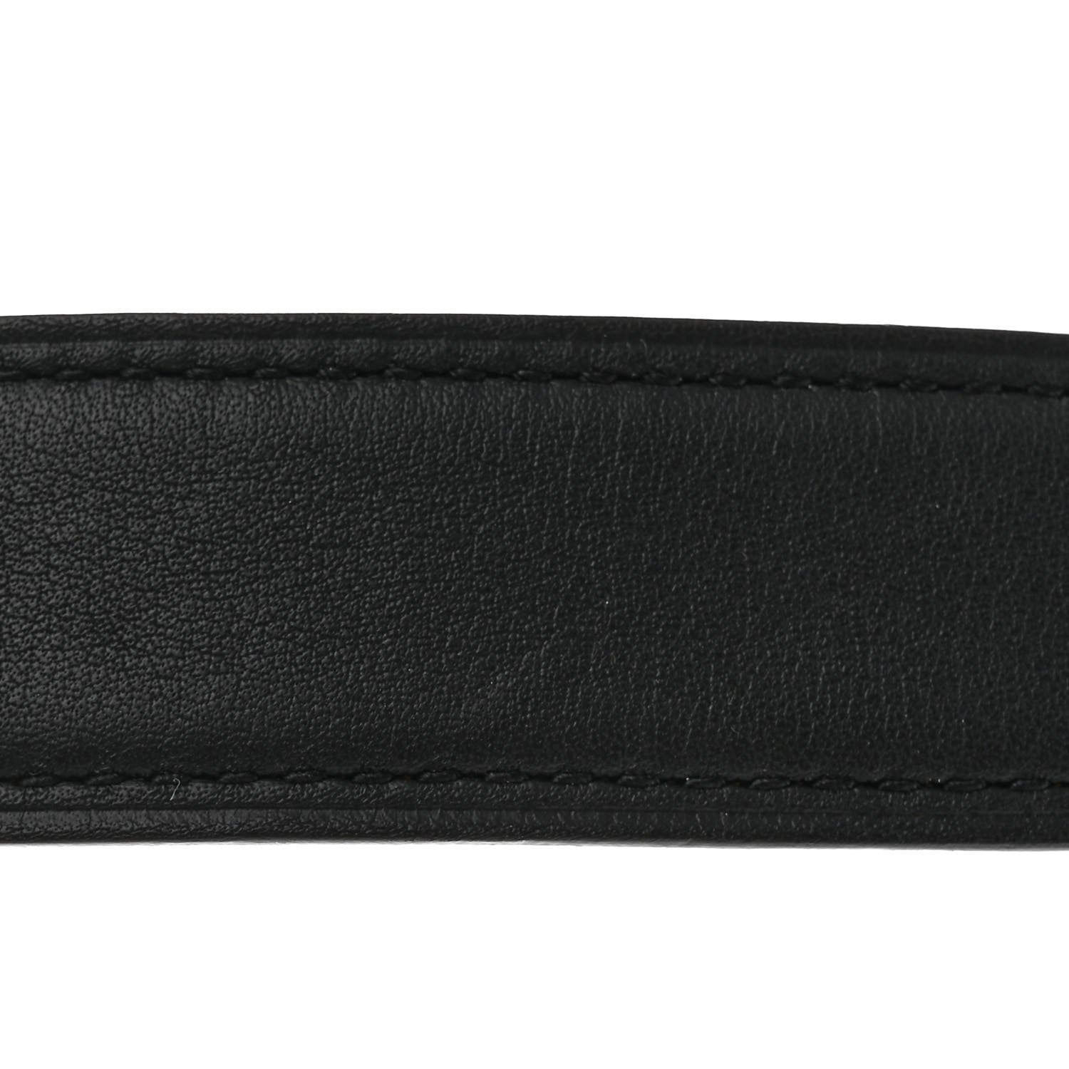 Hermes Swift Epsom 24mm Mini Constance H Belt 85 34 Black Gold 8 of 9