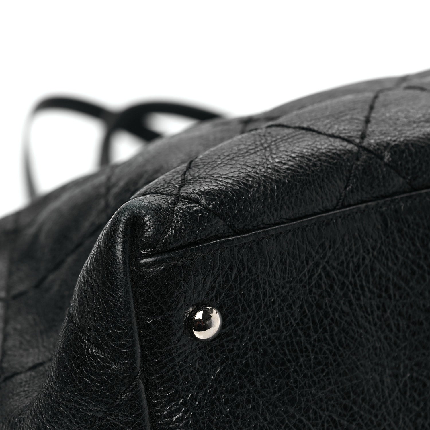 Chanel Glazed Calfskin Large On The Road Tote Black 8 of 10
