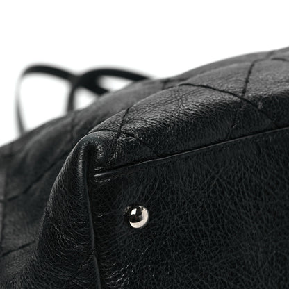 Chanel Glazed Calfskin Large On The Road Tote Black 8 of 10