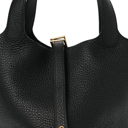 Hermes Taurillon Clemence Picotin Lock 18 PM Black 8 of 11