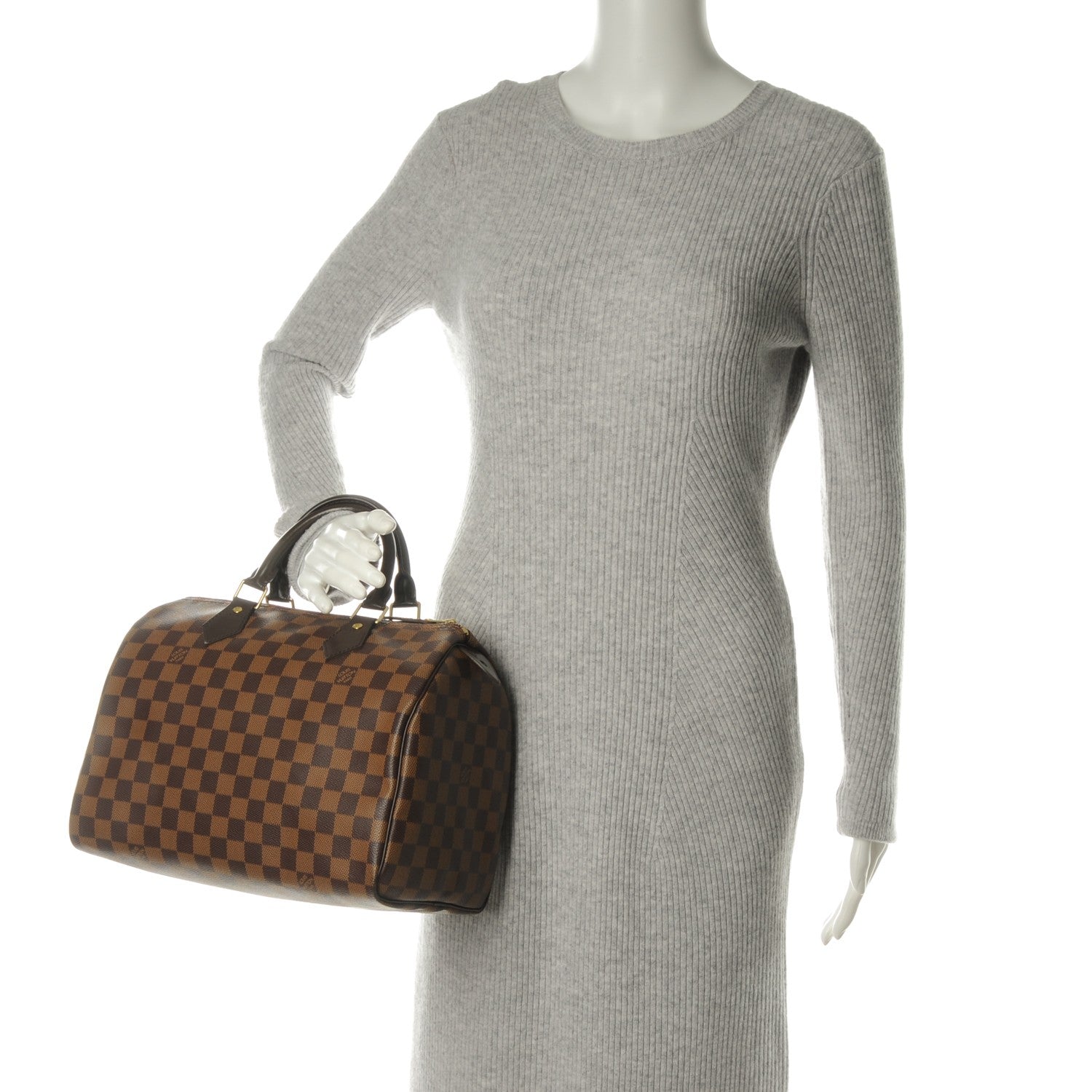 Louis Vuitton Damier Ebene Speedy 30 2 of 7