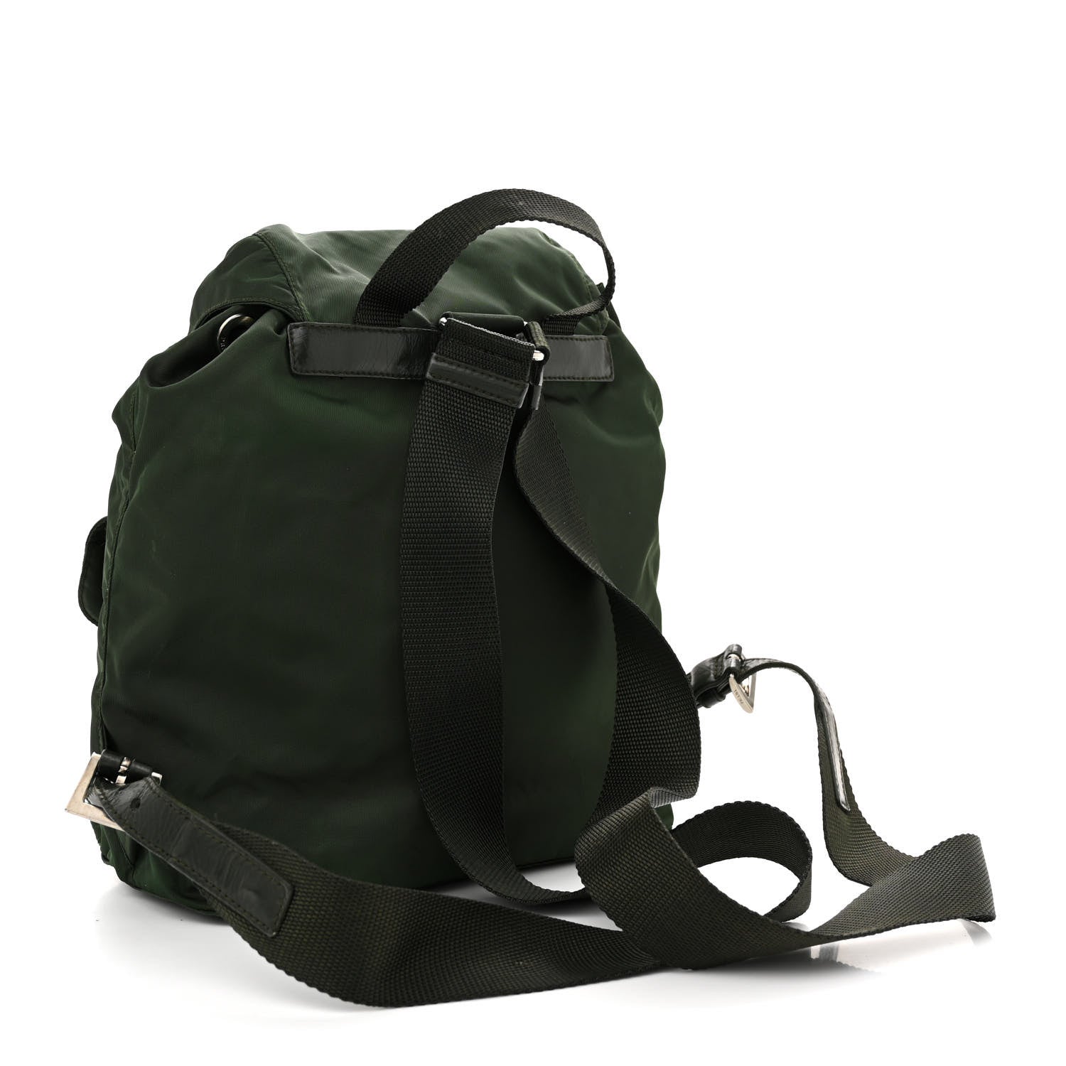 Prada Nylon Vela Small Backpack Green 3 of 17