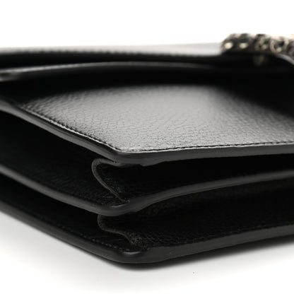 Gucci Pebbled Calfskin Small Dionysus Shoulder Bag Black 10 of 11