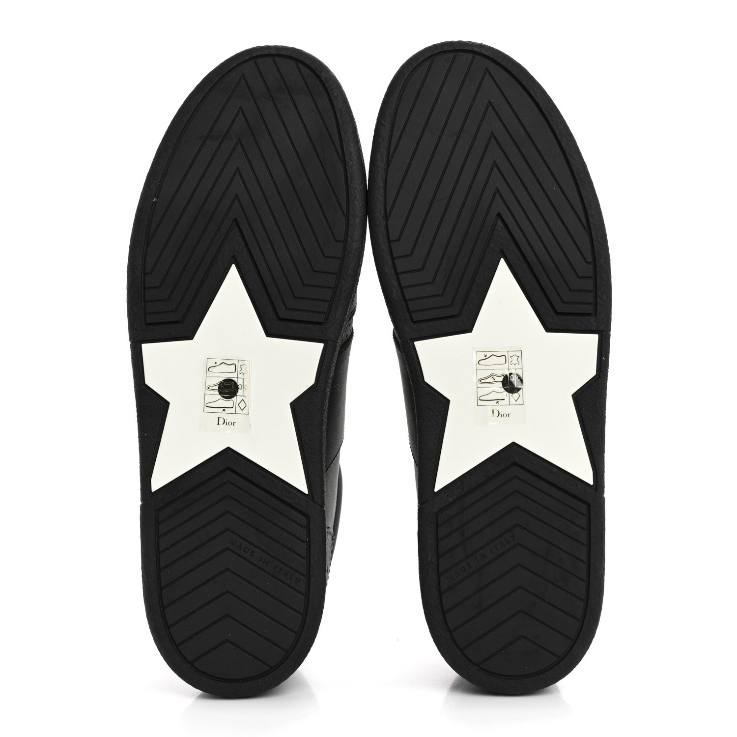 Christian Dior Calfskin Suede Logo Sneakers 37 Black 6 of 10