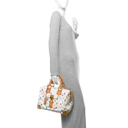 Louis Vuitton Monogram Multicolor Speedy 30 White 2 of 11