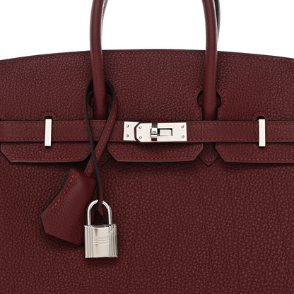 Hermes Togo Birkin 25 Rouge H 7 of 11