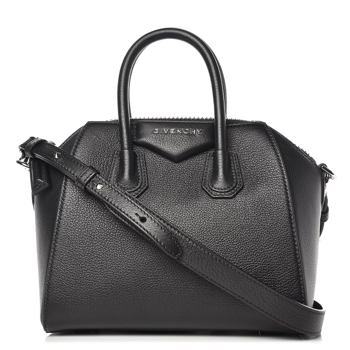 Sugar Goatskin Mini Antigona Black