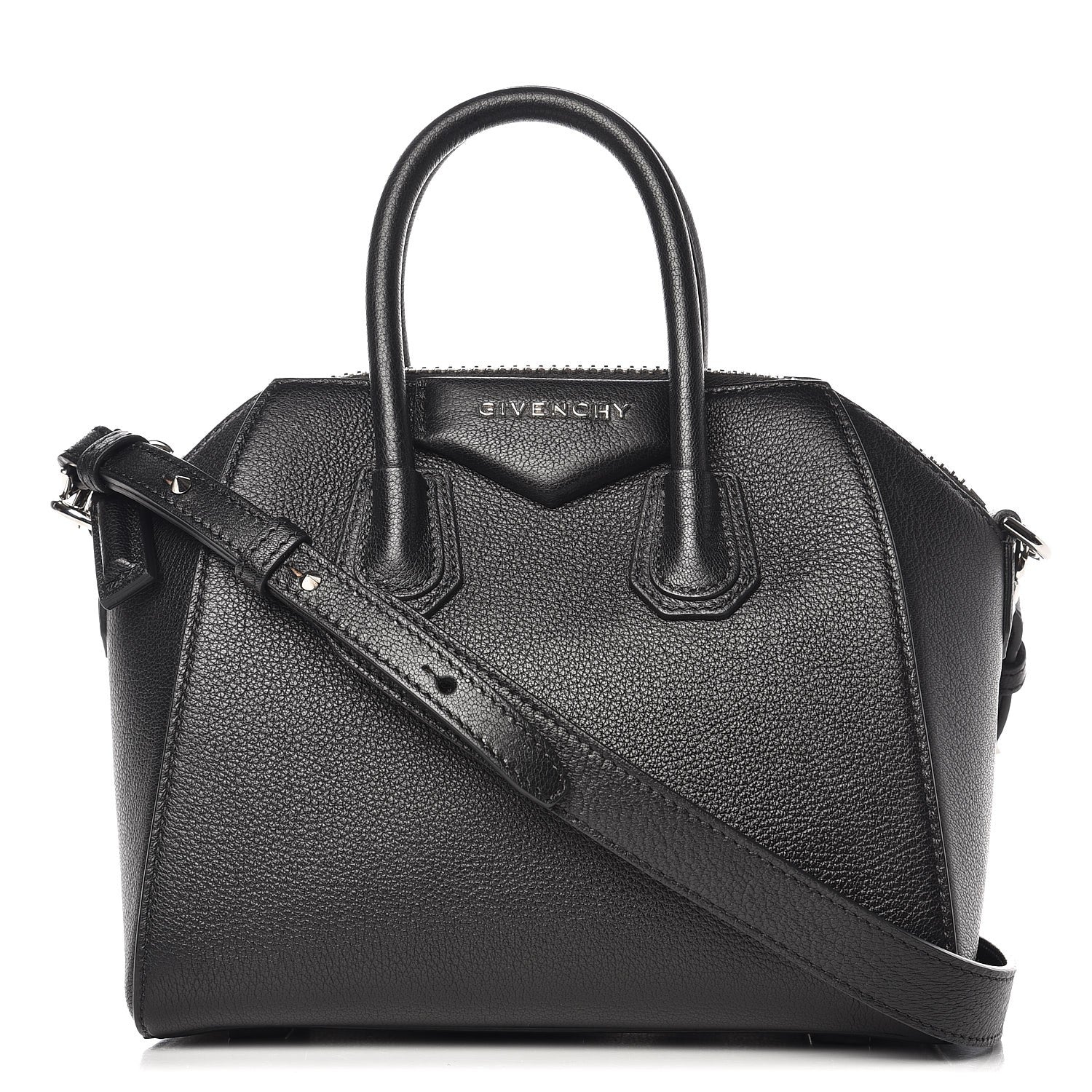 Givenchy Sugar Goatskin Mini Antigona Black 1 of 7