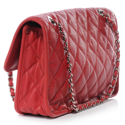 Chanel Caviar Quilted Medium French Riviera Flap Red 3 of 7