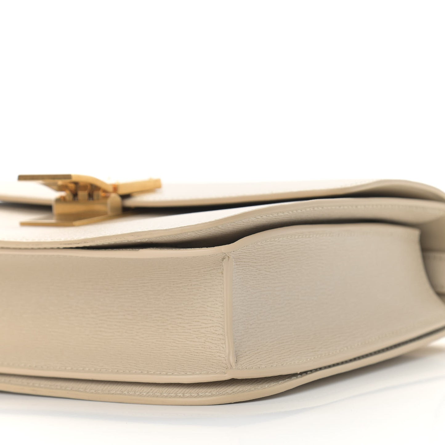 Liege Calfskin Medium Classic Box Flap Bag Linen