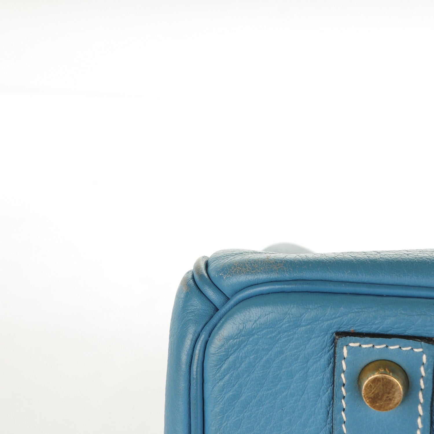 Hermes Togo Birkin 40 Blue Jean 26 of 27