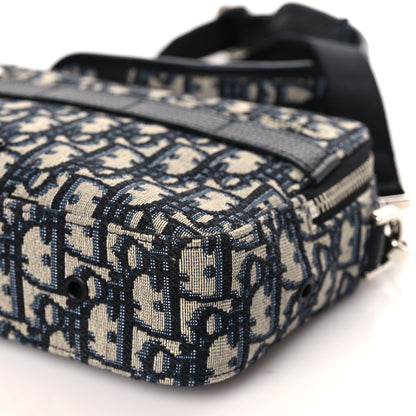 Christian Dior HOMME Oblique Safari Messenger Blue 9 of 11