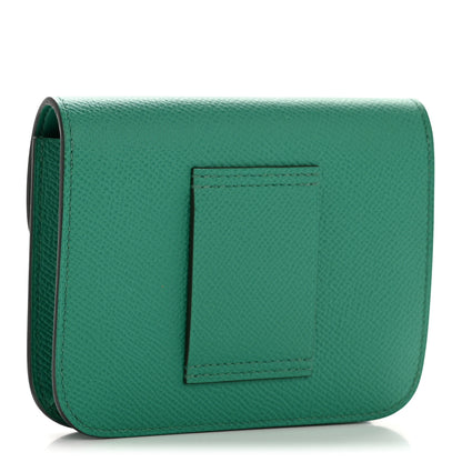 Hermes Epsom Constance Slim Wallet Vert Jade 4 of 11