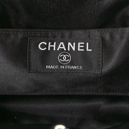 Chanel Patent Chocolate Bar Quilted CC Shoulder Bag Black 5 of 9