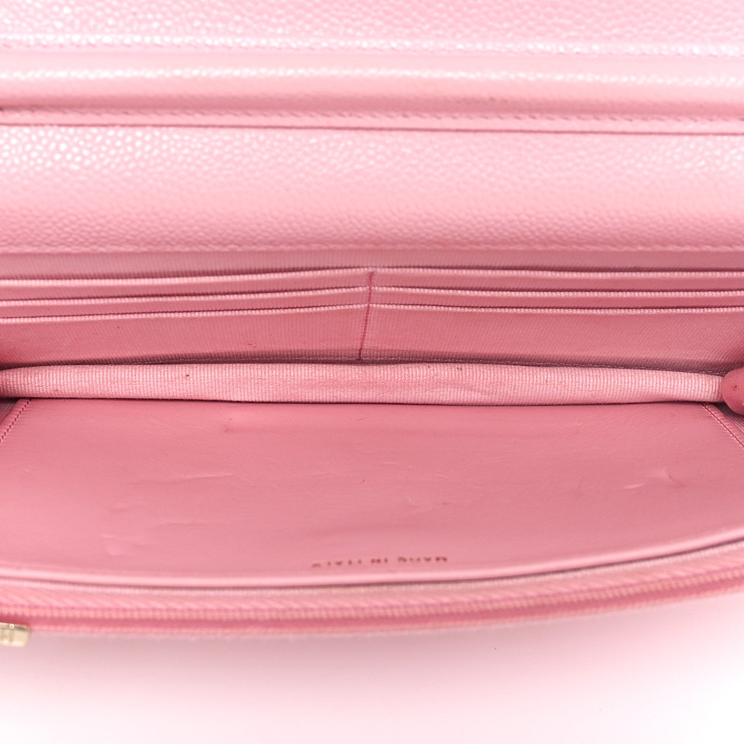 Chanel Caviar Quilted Chain CC Wallet On Chain WOC Pink 5 of 11