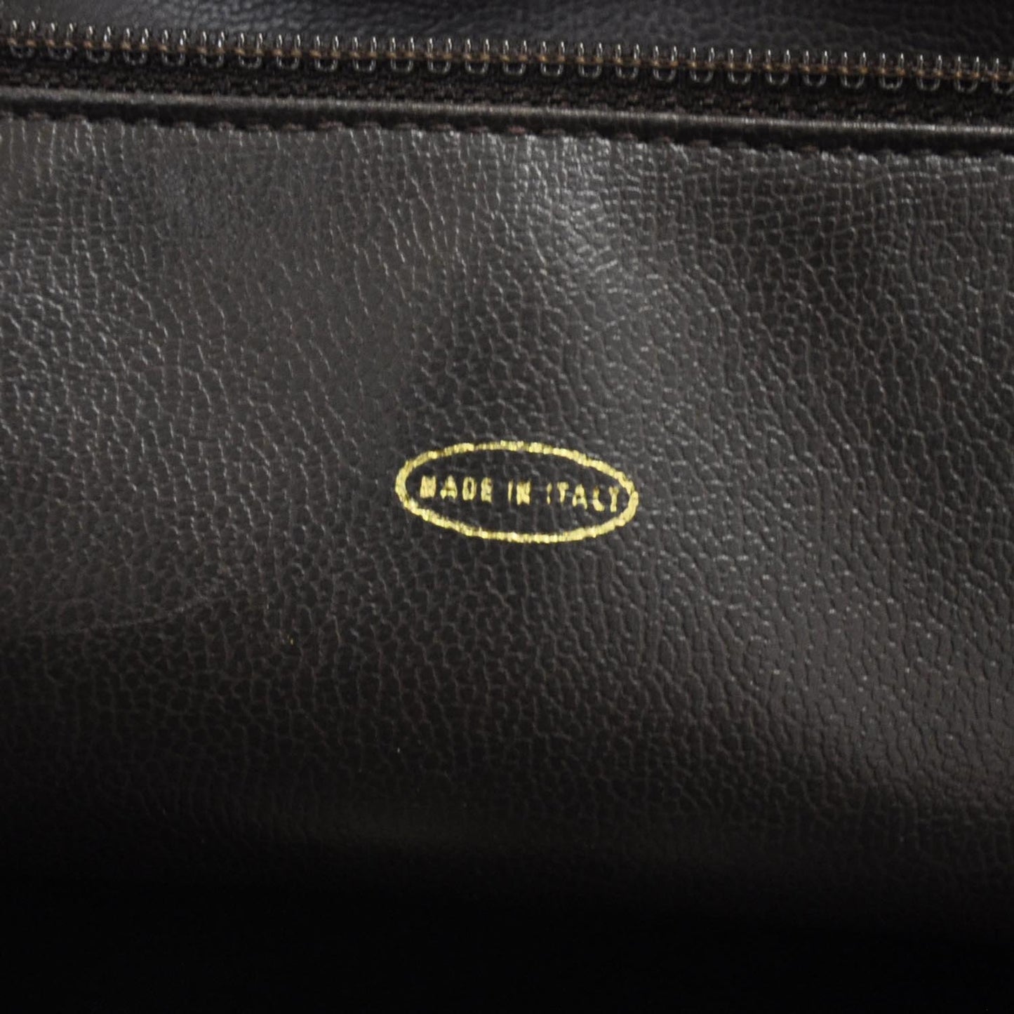 Lambskin Quilted Shoulder Bag Brown