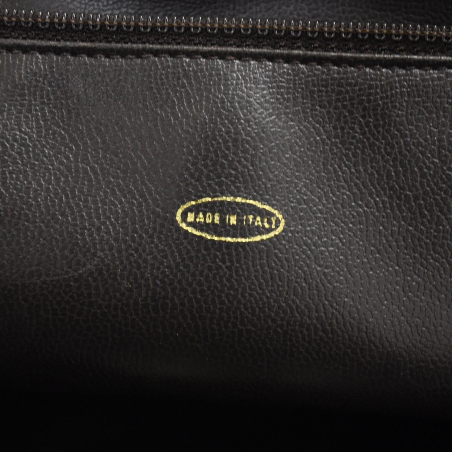 Chanel Lambskin Quilted Shoulder Bag Brown 9 of 10