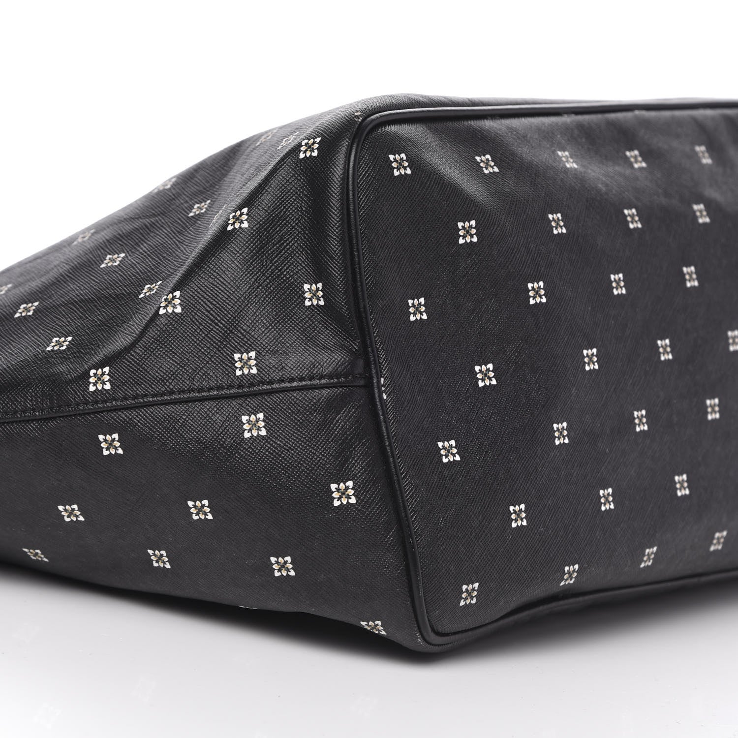 Givenchy Textured Coated Canvas Mini Lilies Print Large Antigona Tote Black 11 of 14