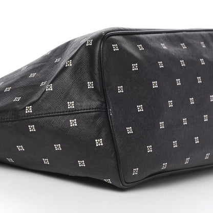 Givenchy Textured Coated Canvas Mini Lilies Print Large Antigona Tote Black 11 of 14