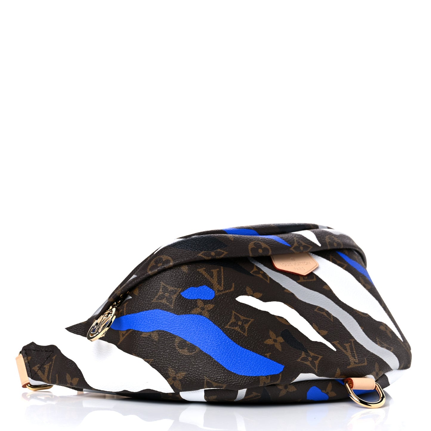 X LOL Monogram Bumbag Blue Silver