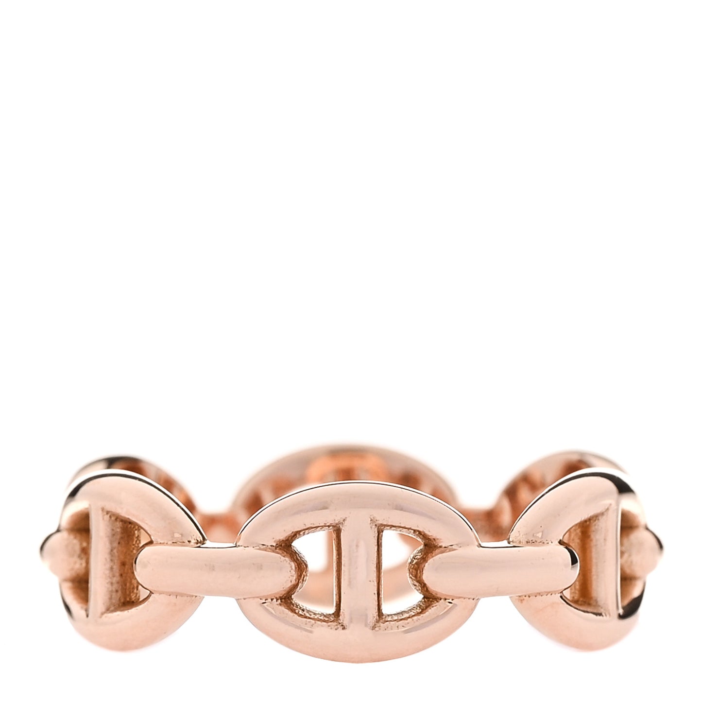 18K Rose Gold PM Chaine d'Ancre Enchainee Ring 51 5.75