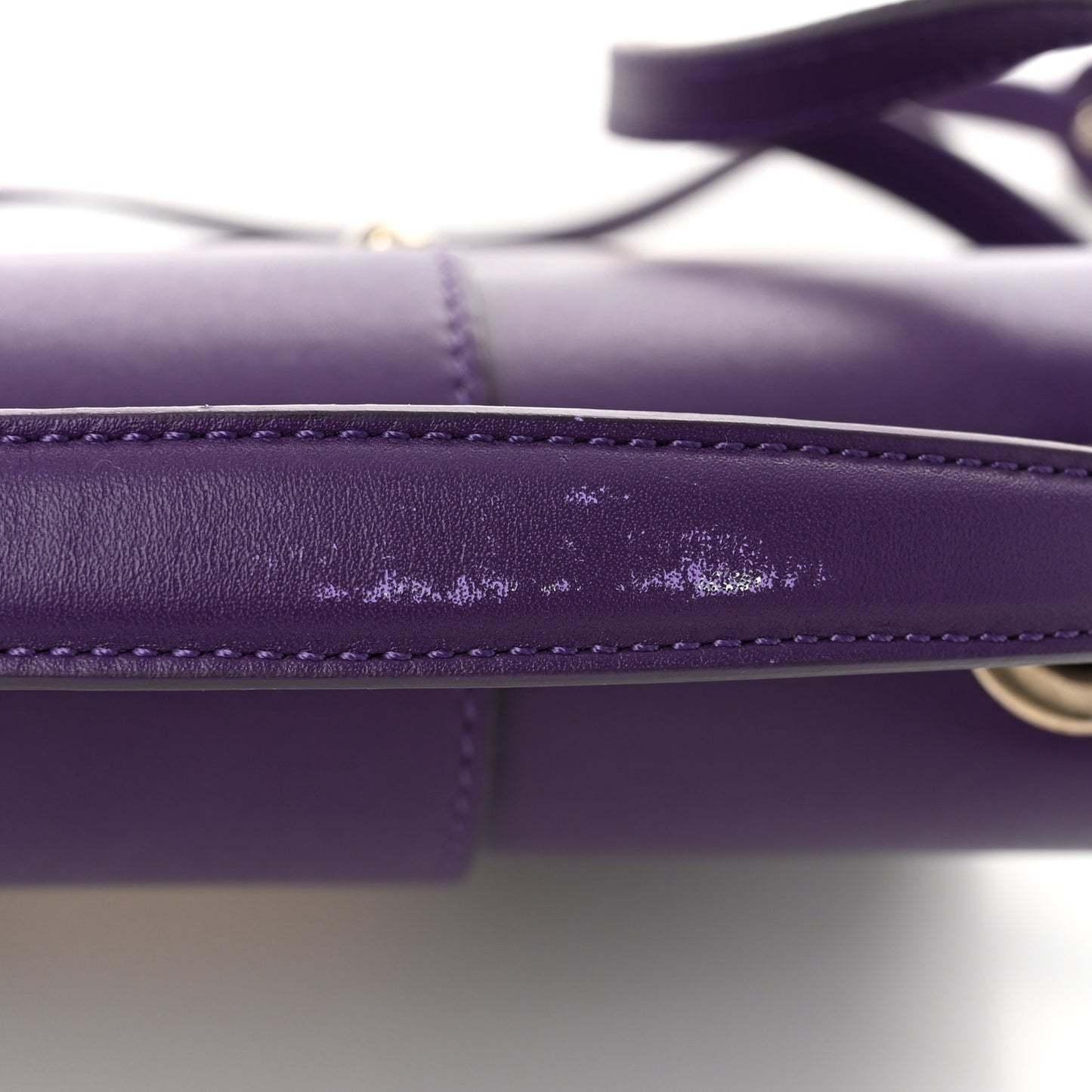 Smooth Calfskin Rebel Crossbody Bag Purple