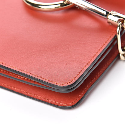 Chloe Suede Calfskin Mini Faye Bracelet Bag Sepia Red 9 of 10
