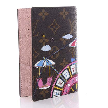 Louis Vuitton Monogram 2020 Christmas Animation Big Wheel Passport Cover Rose Ballerine 2 of 7