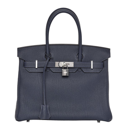 Hermes Togo Birkin 30 Bleu Nuit 1 of 33