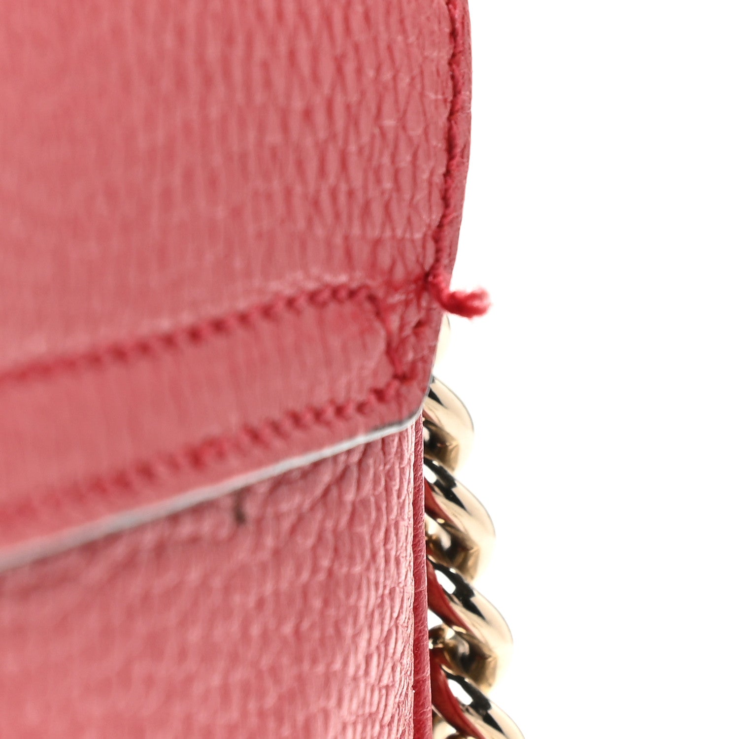 Gucci Pebbled Calfskin Medium Soho Flap Crossbody Tabasco Red 12 of 12